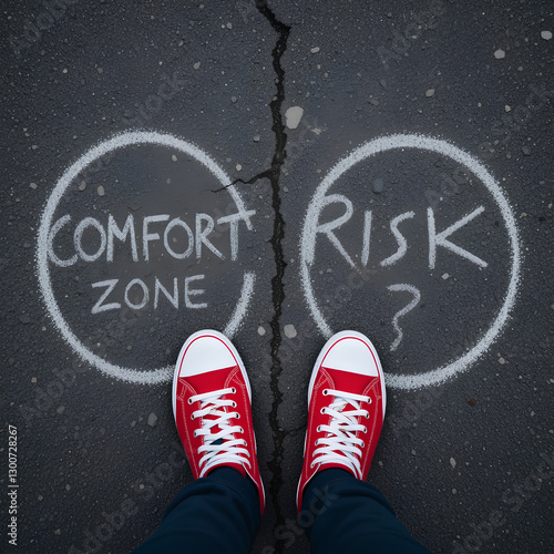 Step out or stay in: the choice between comfort and risk