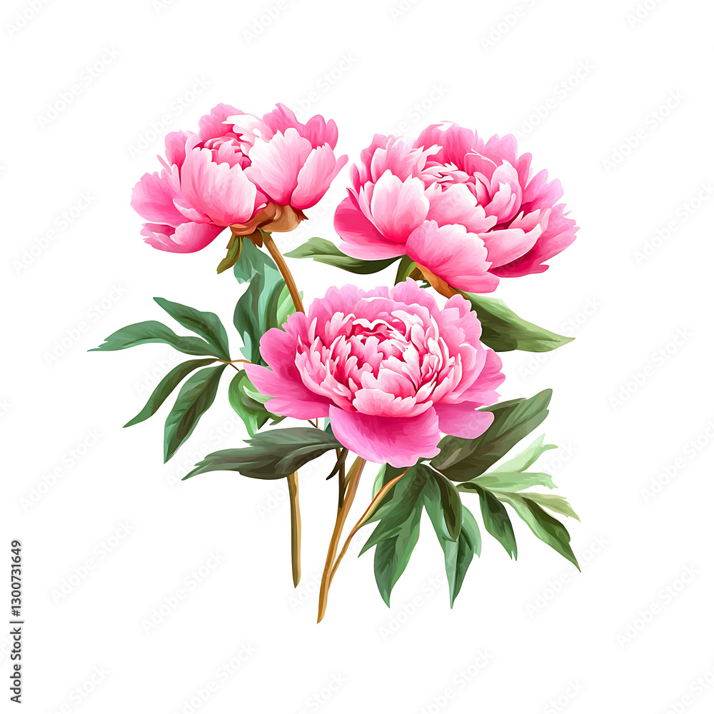 Set/Collection Of Three Lush Pink peonies over isolated transparent background, png
Set/Collection Of Three Lush Pink peonies over isolated transparent background, png