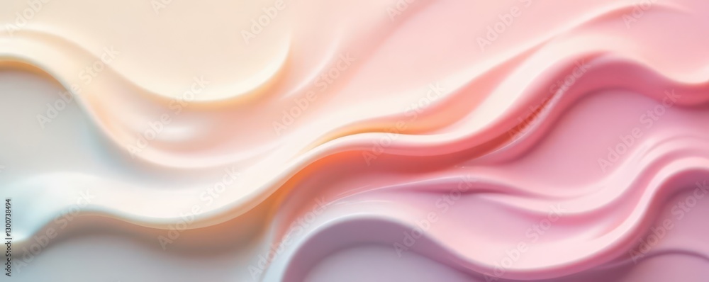 Swirls of pastel cream cosmetic, smooth texture , shade, beauty Swirls of pastel cream cosmetic, smooth texture , shade, beauty