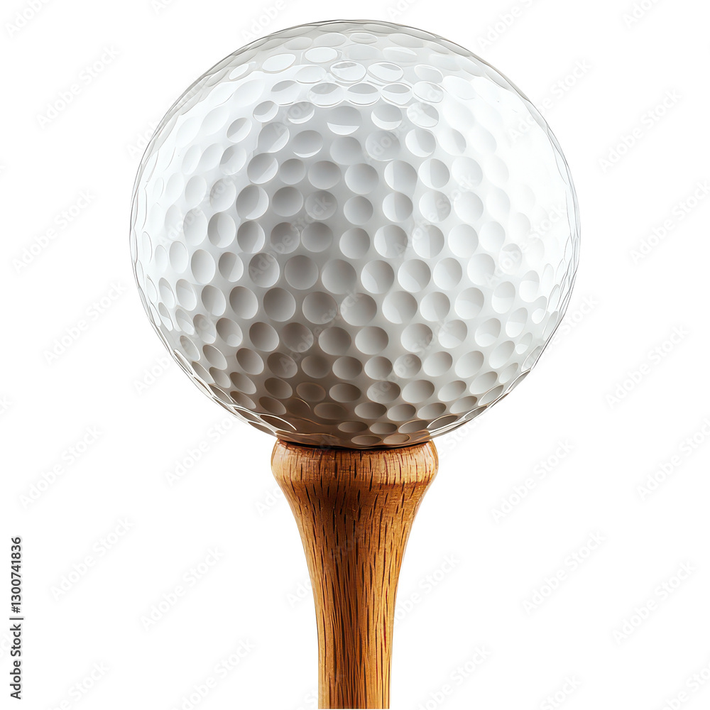 Crisp Golf Tee Isolated on Transparent Background, PNG Crisp Golf Tee Isolated on Transparent Background, PNG