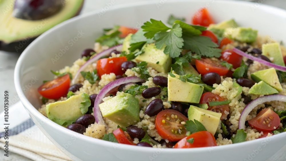 High-protein quinoa avocado bowl High-protein quinoa avocado bowl
