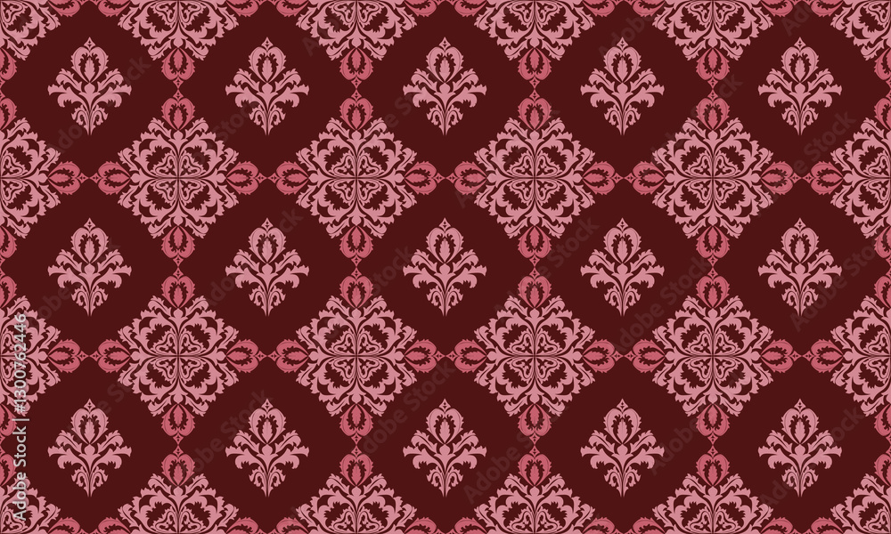 This elegant seamless damask vector pattern is ideal for fabric pattern,wallpaper, textiles, fashion, and home decor. It can be used for invitations, packaging, upholstery, and digital backgrounds.
This elegant seamless damask vector pattern is ideal for fabric pattern,wallpaper, textiles, fashion, and home decor. It can be used for invitations, packaging, upholstery, and digital backgrounds.
