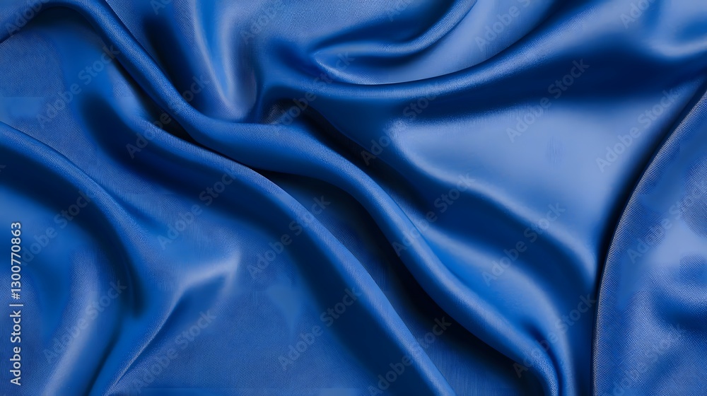 Flowing Waves of Luxurious Sapphire Blue Silk Backdrop for Photography Flowing Waves of Luxurious Sapphire Blue Silk Backdrop for Photography