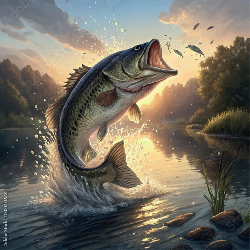 -a-large-mouth-bass-jumps-gracefully