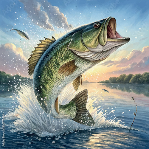 -a-large-mouth-bass-jumps-gracefully
