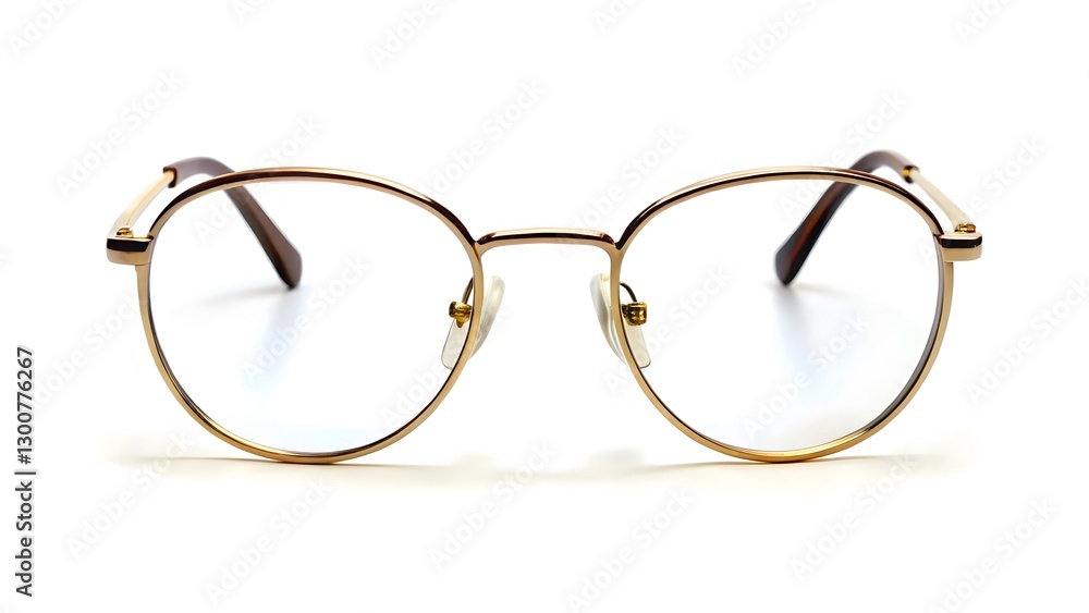 Fototapeta premium Gold-rimmed eyeglasses