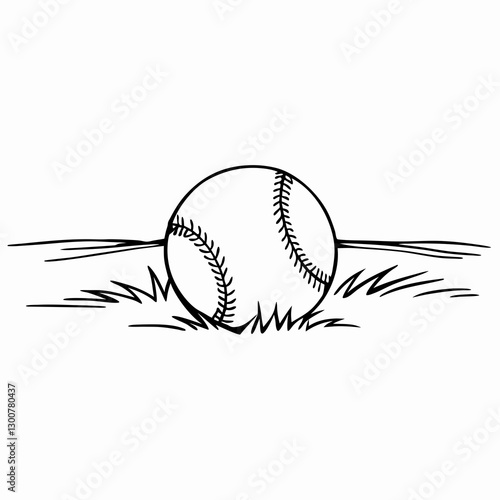 baseball ball vector illustration