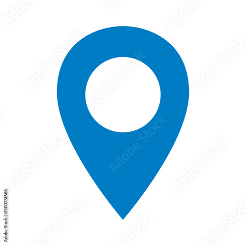 シンプルでフラットなピンのベクターアイコン｜Simple & Flat Pin Vector Icon