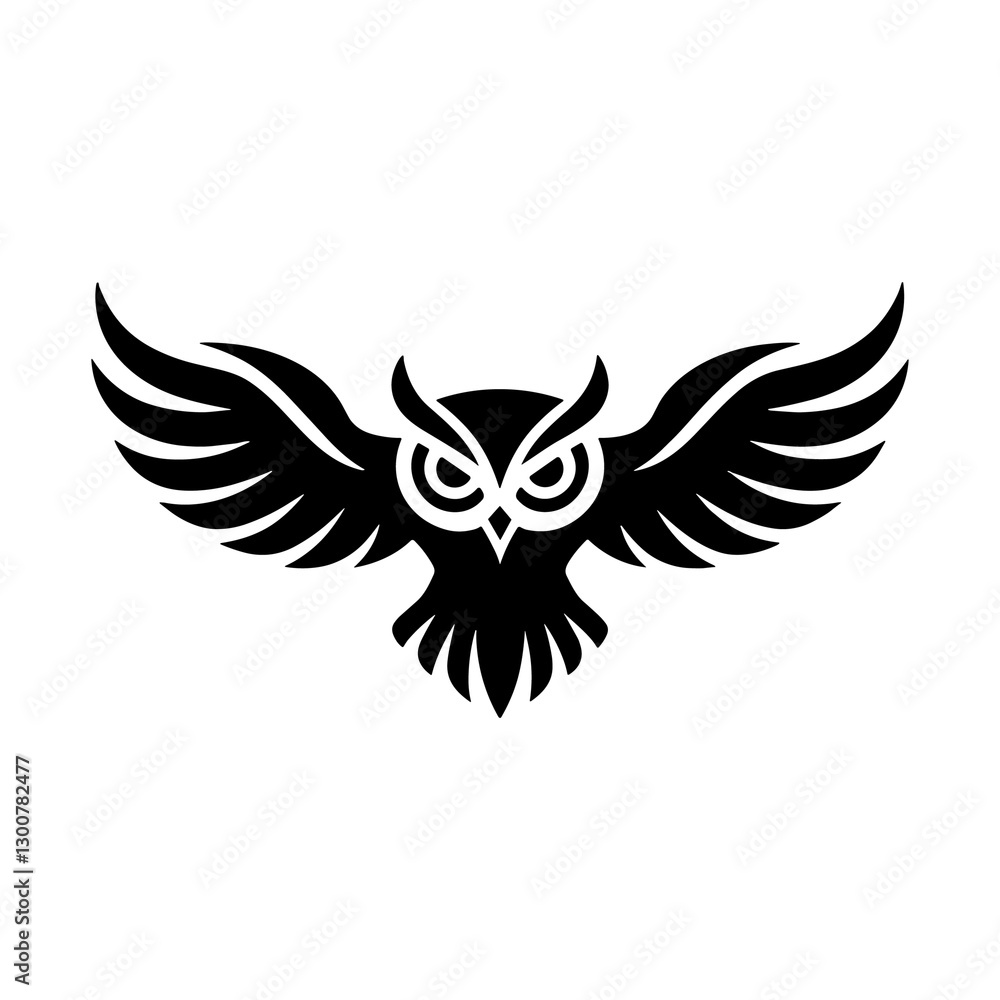 Obraz premium owl logo vector art 