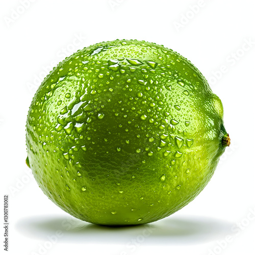 lime isolated on white background