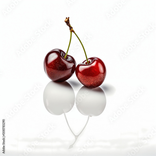 cherry isolated on white background