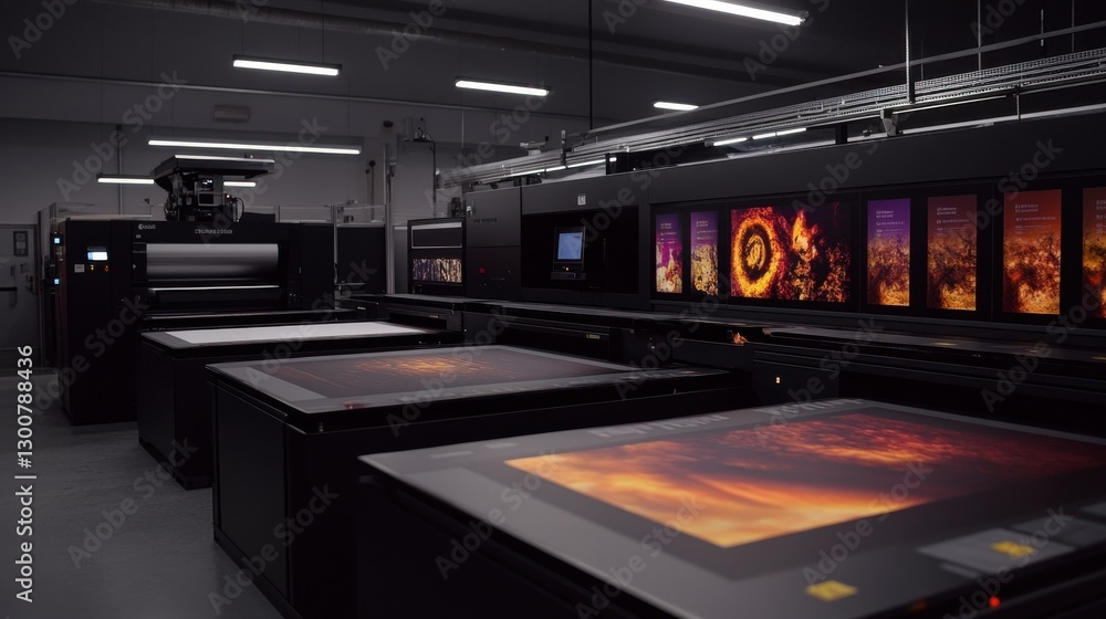 Dynamic Digital Printing Facility in Action Dynamic Digital Printing Facility in Action