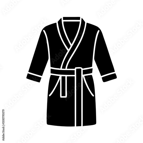 Cozy bathrobe design with pockets and belt