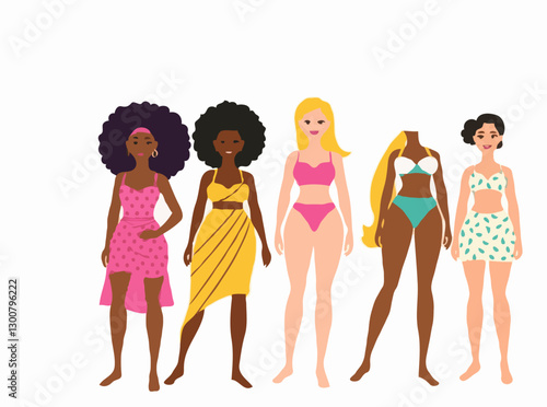 Empowerment Through Diversity: Skin Tones and Body Types