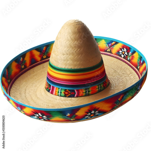 Sombrero Hats for Cinco de Mayo – Festive Illustration isolated on transparent background