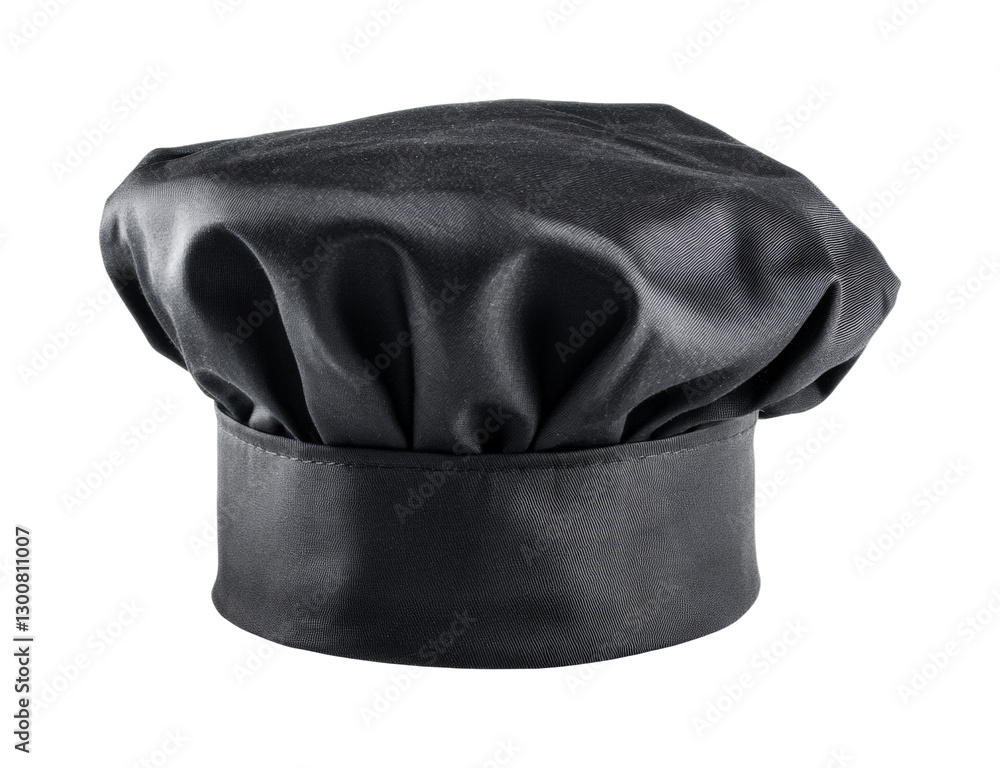 Chef hat designed for culinary professionals working in upscale restaurants and cooking environments, ideal for uniform enhancement, cut out Chef hat designed for culinary professionals working in upscale restaurants and cooking environments, ideal for uniform enhancement, cut out