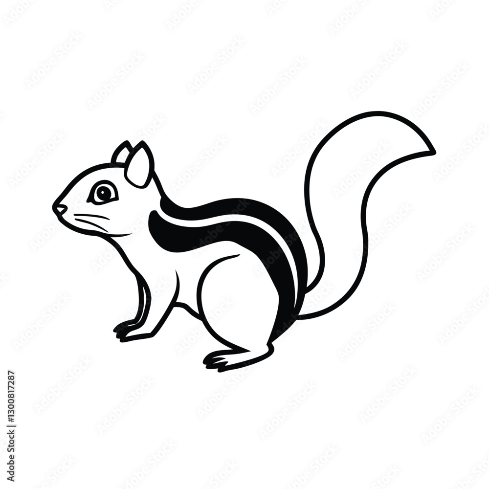 Fototapeta premium squirrel with nut