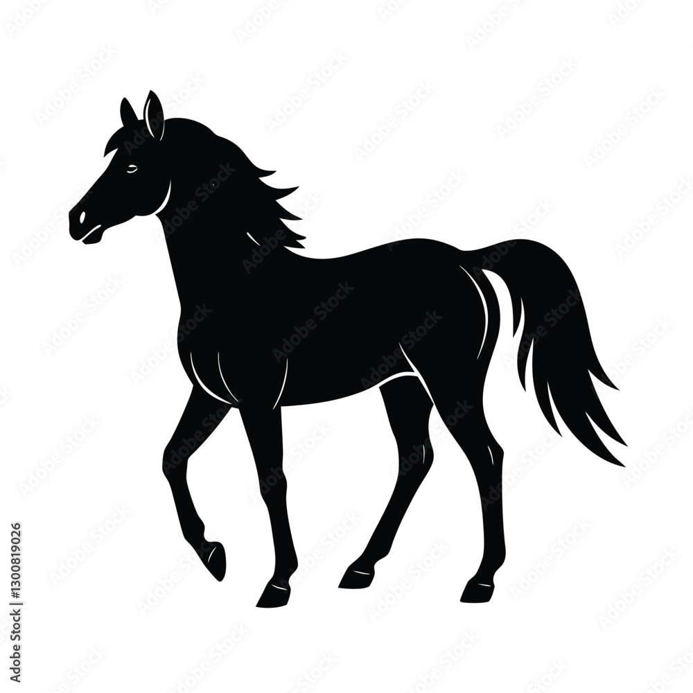 Obraz premium horse vector illustration