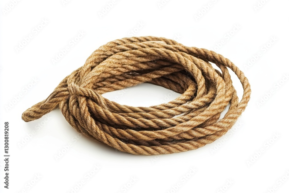Cowboy Lasso Rope – Isolated on a Clean White Background Cowboy Lasso Rope – Isolated on a Clean White Background