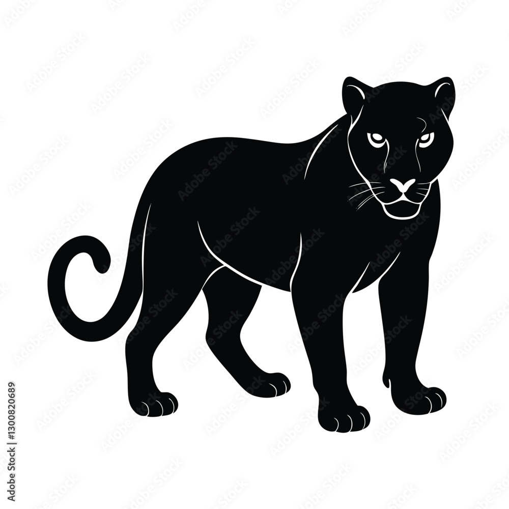 Obraz premium vector illustration of a tiger