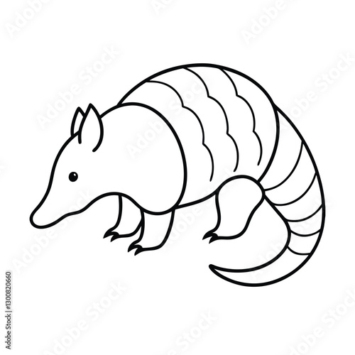 vector illustration of a cartoon squirrel