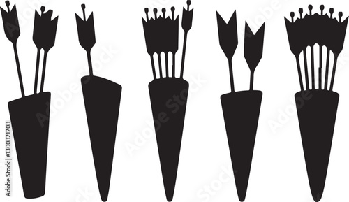 Quiver silhouettes
