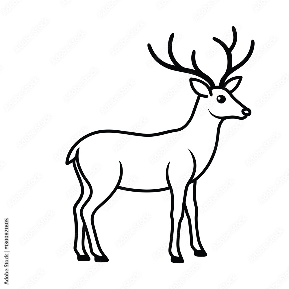 deer vector illustration deer vector illustration