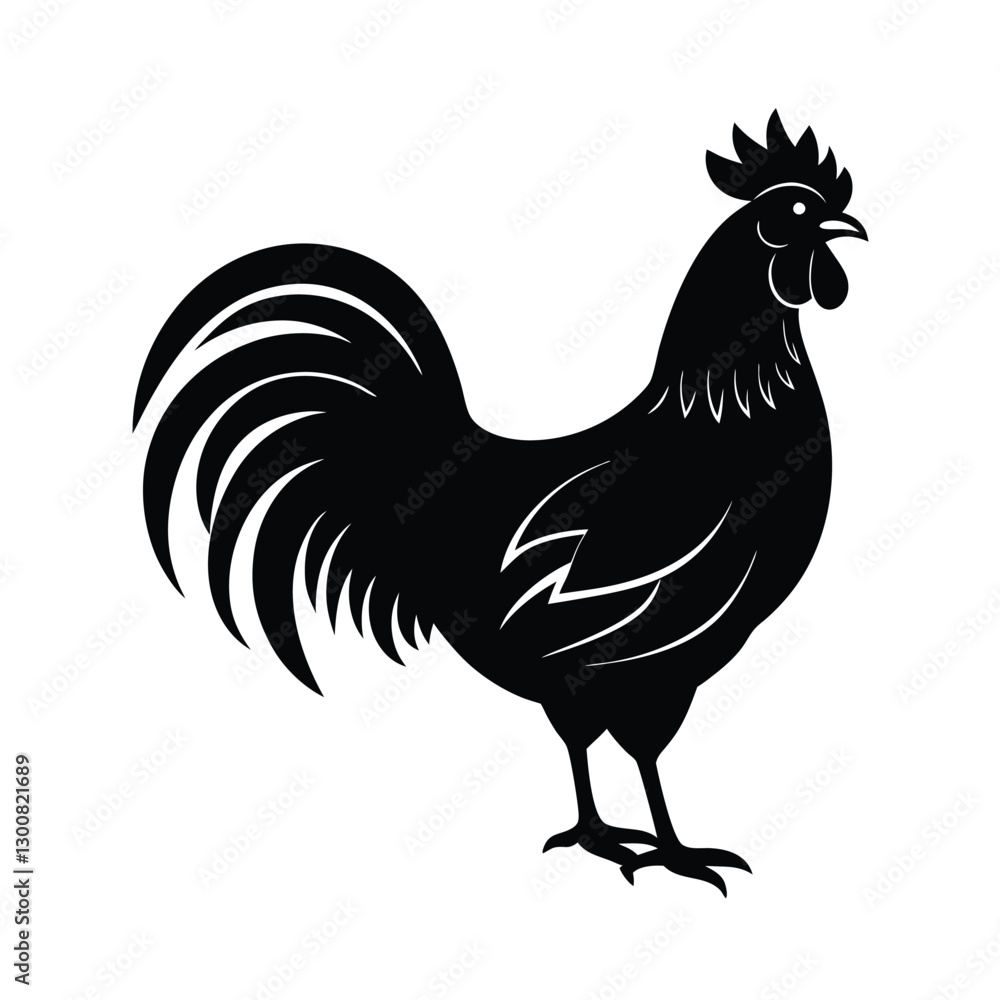 rooster isolated on white background rooster isolated on white background