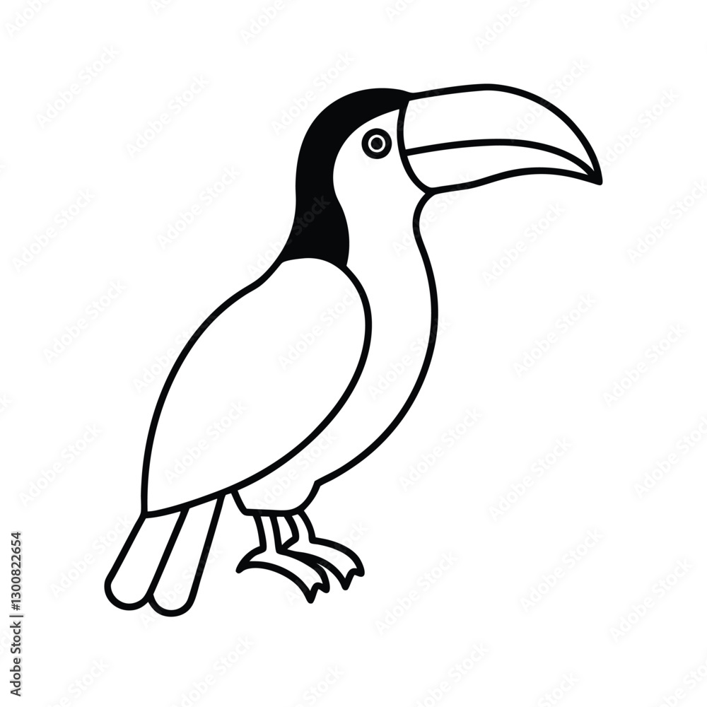 Obraz premium toucan bird cartoon