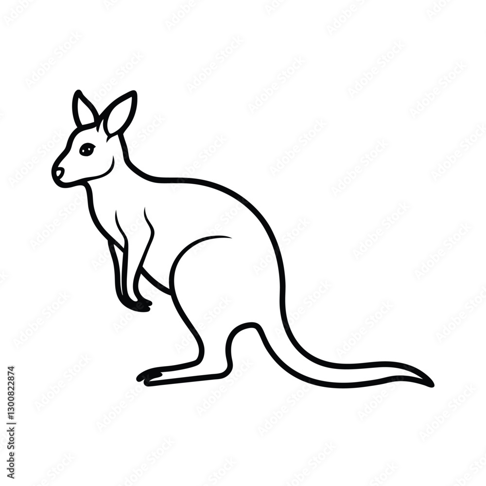 kangaroo vector illustration kangaroo vector illustration