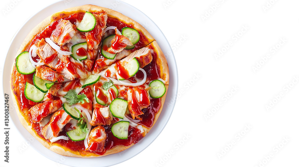 Mouthwatering pizza topped with fresh vegetables and cheese, perfectly baked for a flavorful and satisfying slice Mouthwatering pizza topped with fresh vegetables and cheese, perfectly baked for a flavorful and satisfying slice