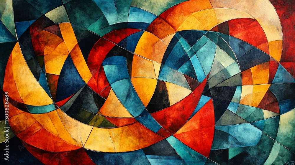 Fototapeta premium Abstract Geometric Artwork