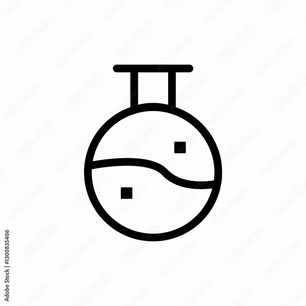 Magic potion bottle icon vector sign Magic potion bottle icon vector sign