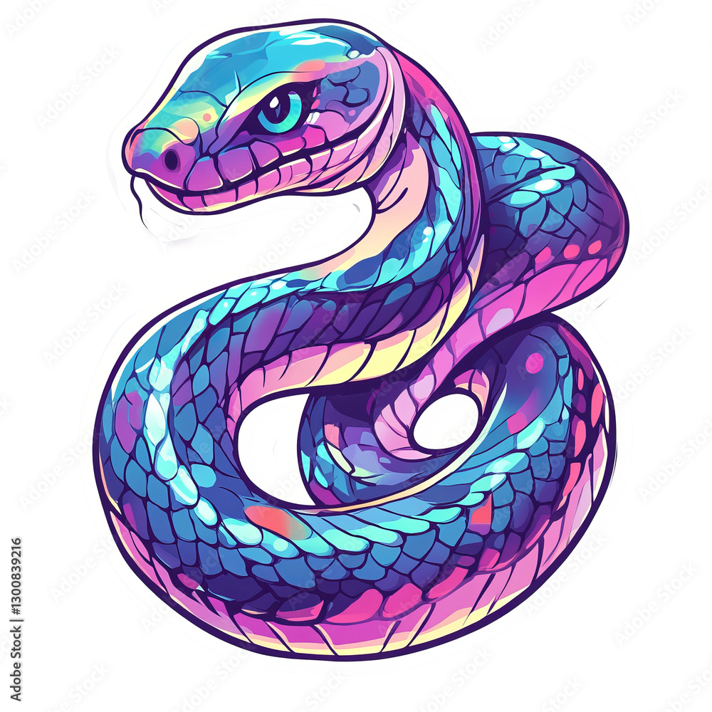 Obraz premium illustration of a snake