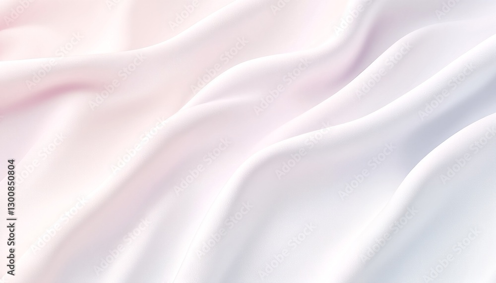 Obraz premium soft white fabric with pink undertones.