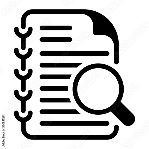 plagiarism glyph icon