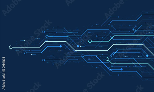 Circuit board background. High-tech technology background.