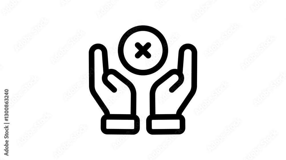 cancel animated icon