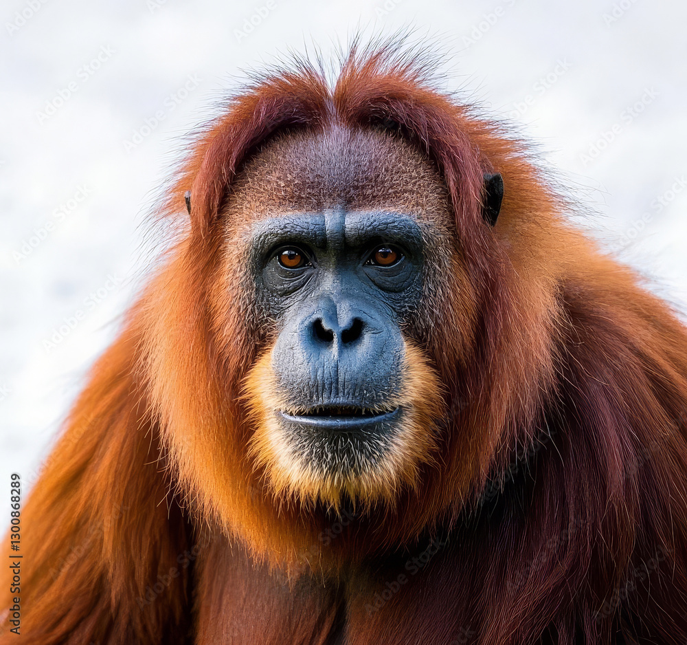 Fototapeta premium Close up of orangutans