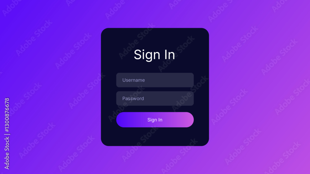 Vector illustration design of login form page Vector illustration design of login form page