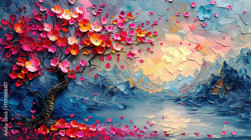 Fantastic tree, artistic vi...