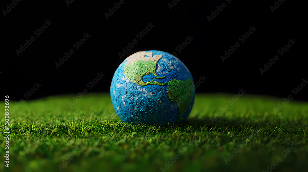 Globe on Green Grass Globe on Green Grass