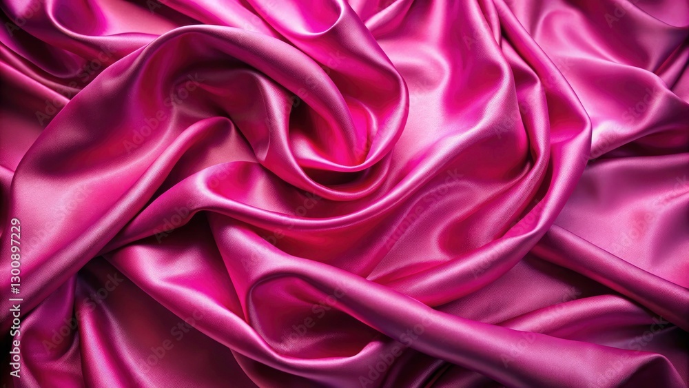 Fototapeta premium Elegant Pink Silk Satin Texture Abstract Background - Luxurious Design