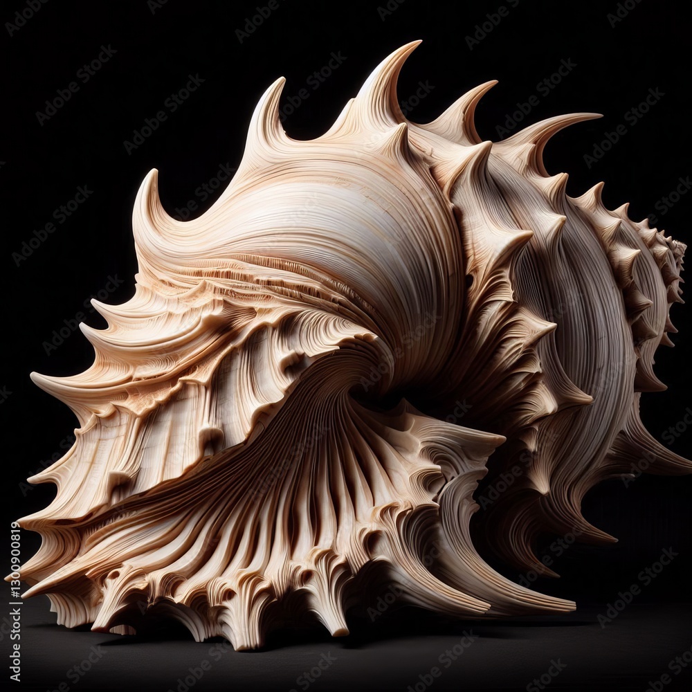 Sculpted Relic Shell – A stately sculpted appearance with meas Sculpted Relic Shell – A stately sculpted appearance with meas