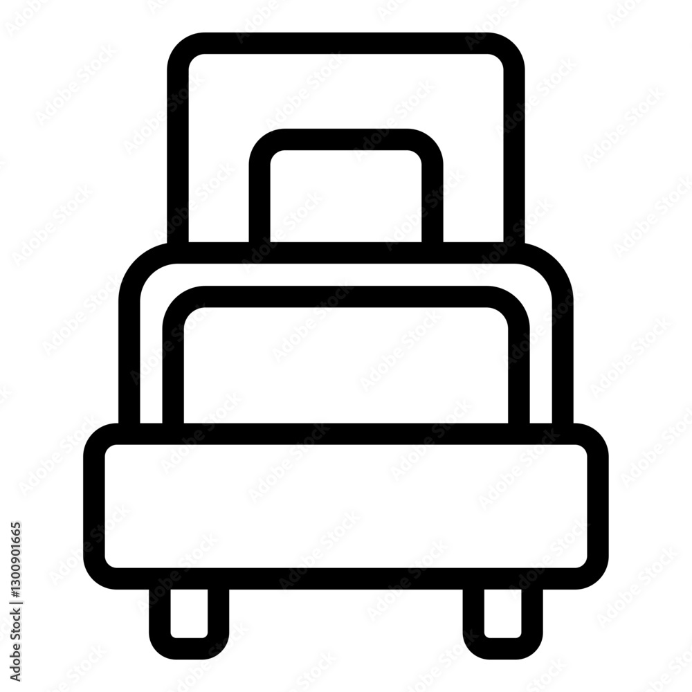 single bed icon single bed icon