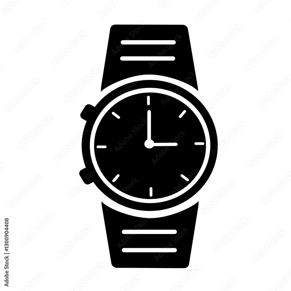 vector illustration of wristwatch vector illustration of wristwatch