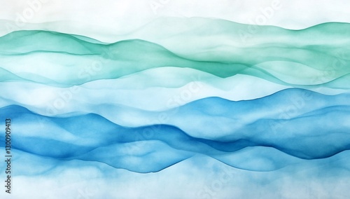 Wallpaper Mural Abstract Watercolor Mountain Ranges Torontodigital.ca