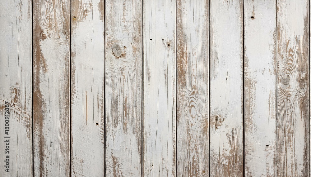 Naklejka premium old wood texture distressed grunge background scratched white paint on planks of wood wall seamless pattern