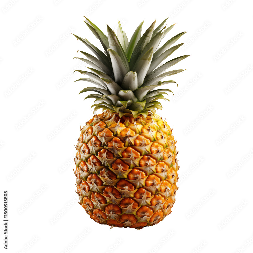 Fototapeta premium pineapple isolated on white