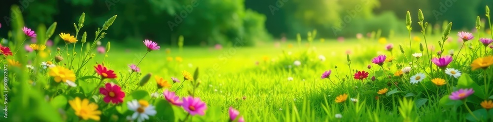 lush meadow filled with tall grasses and colorful flowers, foliage, grasses, greenery lush meadow filled with tall grasses and colorful flowers, foliage, grasses, greenery